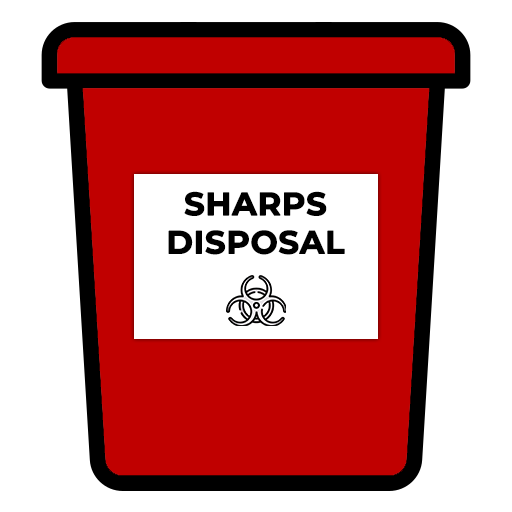 sharps disposal image